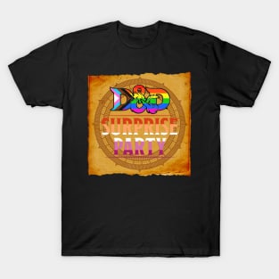 D&D Surprise Party Pride - Lesbian Flag T-Shirt